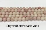 COP1823 15.5 inches 10mm round Chinese pink opal gemstone beads wholesale