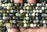 COP1911 15 inches 6mm round green opal gemstone beads wholesale