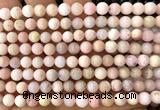 COP1926 15 inches 6mm round natural pink opal gemstone beads