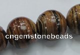 COP200 15.5 inches 20mm round natural brown opal gemstone beads