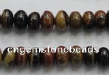 COP201 15.5 inches 6*10mm rondelle natural brown opal gemstone beads