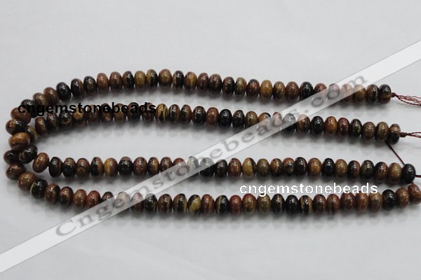 COP201 15.5 inches 6*10mm rondelle natural brown opal gemstone beads