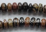 COP202 15.5 inches 7*12mm rondelle natural brown opal gemstone beads