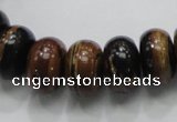 COP204 15.5 inches 10*16mm rondelle natural brown opal gemstone beads