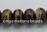 COP205 15.5 inches 12*18mm rondelle natural brown opal gemstone beads