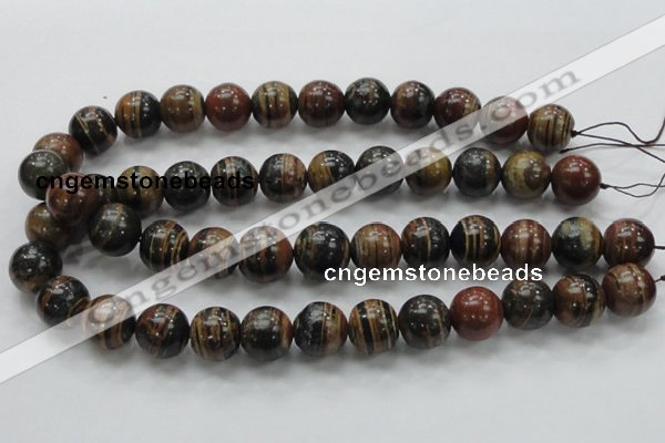 COP224 15.5 inches 16mm round natural brown opal gemstone beads