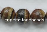 COP225 15.5 inches 18mm round natural brown opal gemstone beads