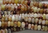 COP302 15.5 inches 3*6mm rondelle brandy opal gemstone beads wholesale