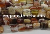 COP303 15.5 inches 8*8mm square brandy opal gemstone beads wholesale