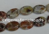 COP315 15.5 inches 10*14mm oval brandy opal gemstone beads wholesale