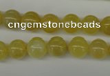 COP333 15.5 inches 10mm round yellow opal gemstone beads wholesale