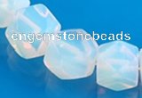 COP34 11*11mm faceted cube shape opal gemstone beads Wholesale