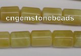 COP340 15.5 inches 10*14mm tube yellow opal gemstone beads