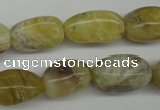 COP341 15.5 inches 10*14mm – 14*20mm nuggets yellow opal gemstone beads