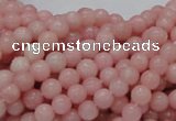 COP402 15.5 inches 6mm round Chinese pink opal gemstone beads