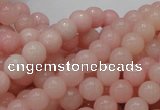 COP403 15.5 inches 8mm round Chinese pink opal gemstone beads