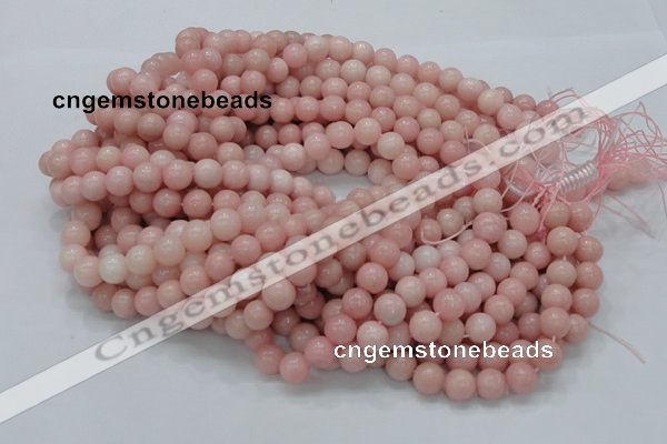 COP404 15.5 inches 10mm round Chinese pink opal gemstone beads