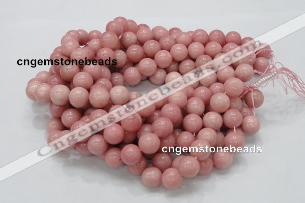 COP406 15.5 inches 14mm round Chinese pink opal gemstone beads