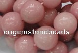 COP407 15.5 inches 18mm round Chinese pink opal gemstone beads