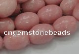 COP410 15.5 inches 13*18mm rice Chinese pink opal gemstone beads