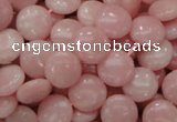 COP414 15.5 inches 12mm flat round Chinese pink opal gemstone beads