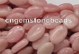 COP417 15.5 inches 8*12mm oval Chinese pink opal gemstone beads