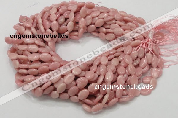 COP417 15.5 inches 8*12mm oval Chinese pink opal gemstone beads