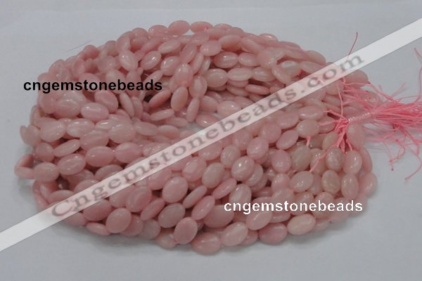 COP418 15.5 inches 10*14mm oval Chinese pink opal gemstone beads