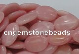 COP419 15.5 inches 14*18mm oval Chinese pink opal gemstone beads