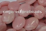 COP420 15.5 inches 18*25mm oval Chinese pink opal gemstone beads