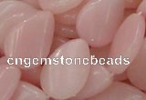 COP425 15.5 inches 18*24mm twisted teardrop Chinese pink opal gemstone bead