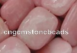 COP428 15.5 inches 20*30mm rectangle Chinese pink opal gemstone beads
