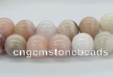 COP44 10mm smooth round natural pink opal beads Wholesale
