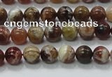 COP501 15.5 inches 8mm round natural red opal gemstone beads