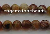 COP509 15.5 inches 6mm round natural red opal gemstone beads