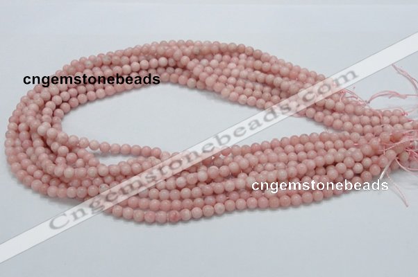 COP51 15.5 inches 5mm round natural pink opal gemstone beads