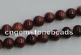 COP511 15.5 inches 8mm round red opal gemstone beads wholesale