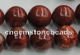 COP515 15.5 inches 16mm round red opal gemstone beads wholesale