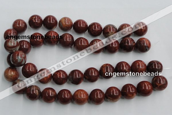 COP517 15.5 inches 20mm round red opal gemstone beads wholesale