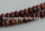 COP518 15.5 inches 5*8mm rondelle red opal gemstone beads wholesale