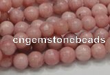 COP52 15.5 inches 7mm round natural pink opal gemstone beads