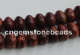 COP520 15.5 inches 7*12mm rondelle red opal gemstone beads wholesale