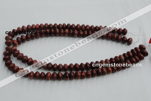 COP520 15.5 inches 7*12mm rondelle red opal gemstone beads wholesale