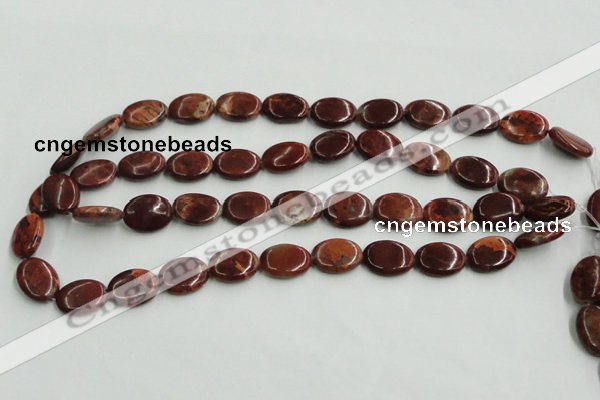 COP522 15.5 inches 13*18mm oval red opal gemstone beads wholesale