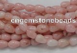 COP54 15.5 inches 5*8mm teardrop natural pink opal gemstone beads