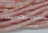 COP58 15.5 inches 4*7mm column natural pink opal gemstone beads