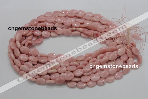 COP63 15.5 inches 10*14mm oval natural pink opal gemstone beads