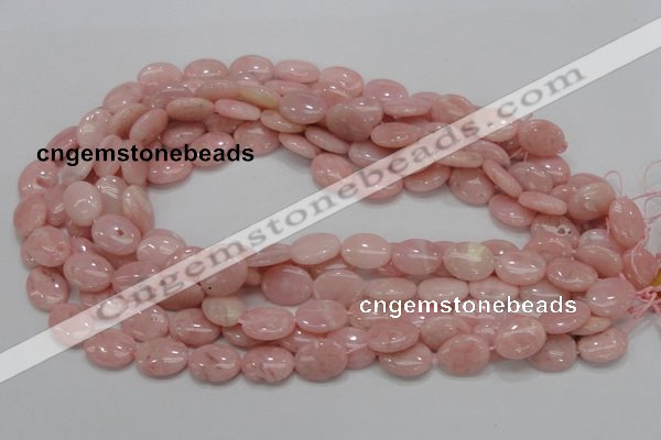 COP64 15.5 inches 12*16mm oval natural pink opal gemstone beads