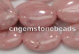 COP66 15.5 inches 18*25mm oval natural pink opal gemstone beads