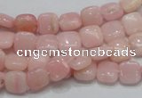 COP67 15.5 inches 8*8mm square natural pink opal gemstone beads